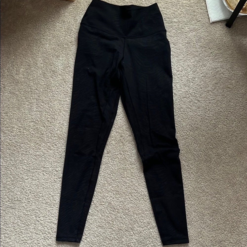 Colorfulkoala Black zebra print Leggings